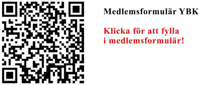 Medlemsformulär YBK  Klicka för att fylla i medlemsformulär!