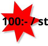 100:- / st
