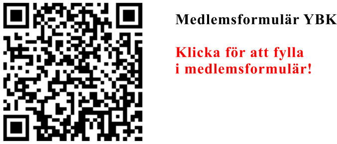 Medlemsformulär YBK  Klicka för att fylla i medlemsformulär!